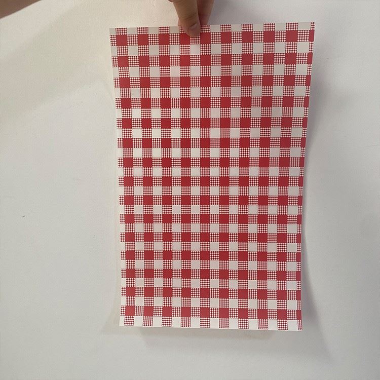 Hot Sale Food Grade Greaseproof Parchment Baking Paper Hamburger Wrapping Paper