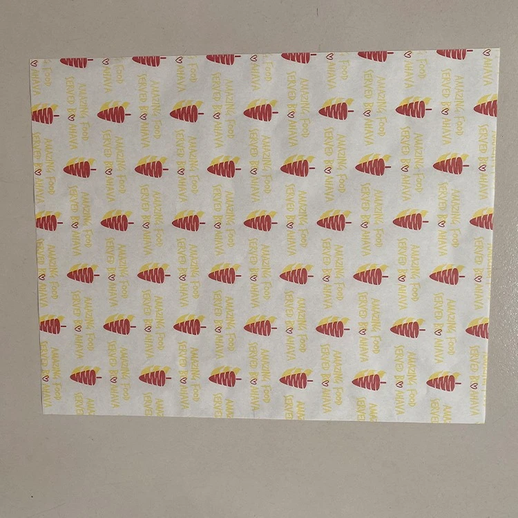 Hot Sale Food Grade Greaseproof Parchment Baking Paper Hamburger Wrapping Paper